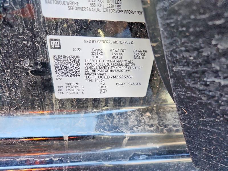 2022 GMC Sierra K1500 Elevation