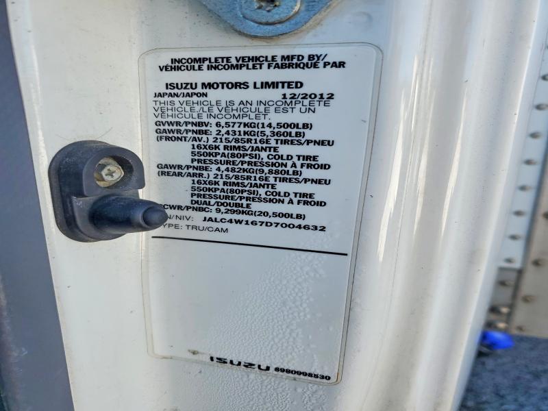 2013 Isuzu NPR HD BOX Truck