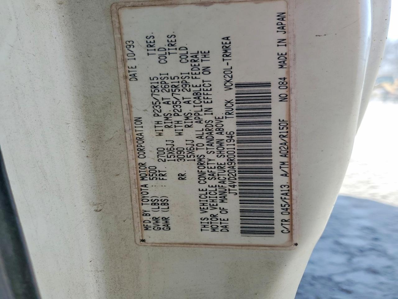 1994 Toyota T100 DX
