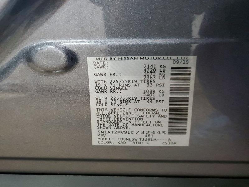 2020 Nissan Rogue sl