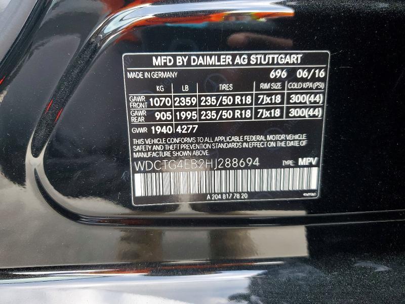 2017 Mercedes-Benz Gla 250