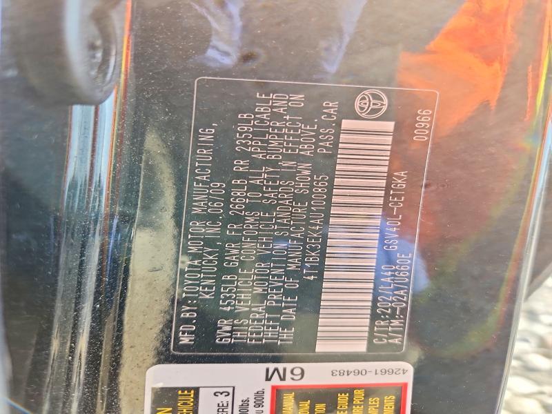 2010 Toyota Camry xle V6