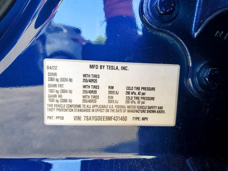 2022 Tesla Model y