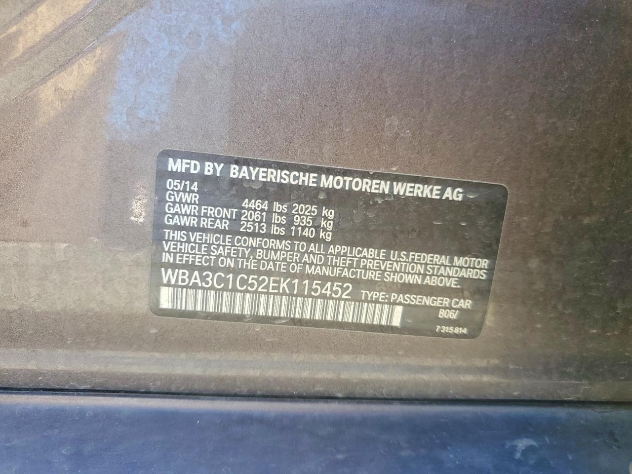 2014 BMW 328 i Sulev