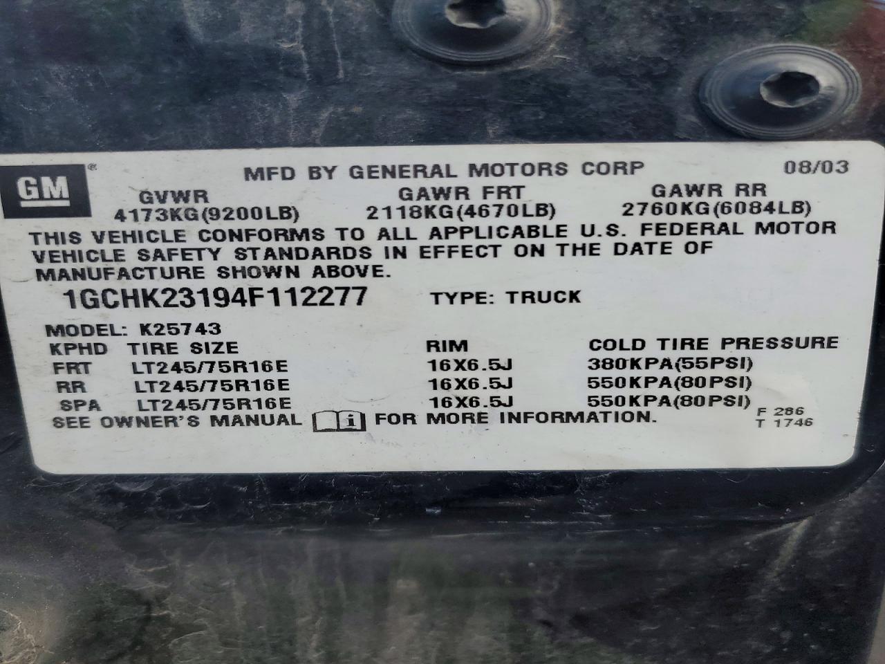 2004 Chevrolet Silverado K2500 Heavy Duty