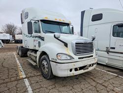 Salvage trucks for sale at Woodhaven, MI auction: 2010 Freightliner Columbia Semi Truck