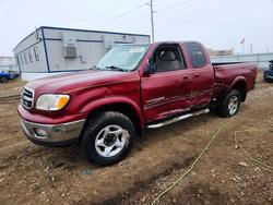 Salvage trucks for sale at Bismarck, ND auction: 2000 Toyota Tundra Limited