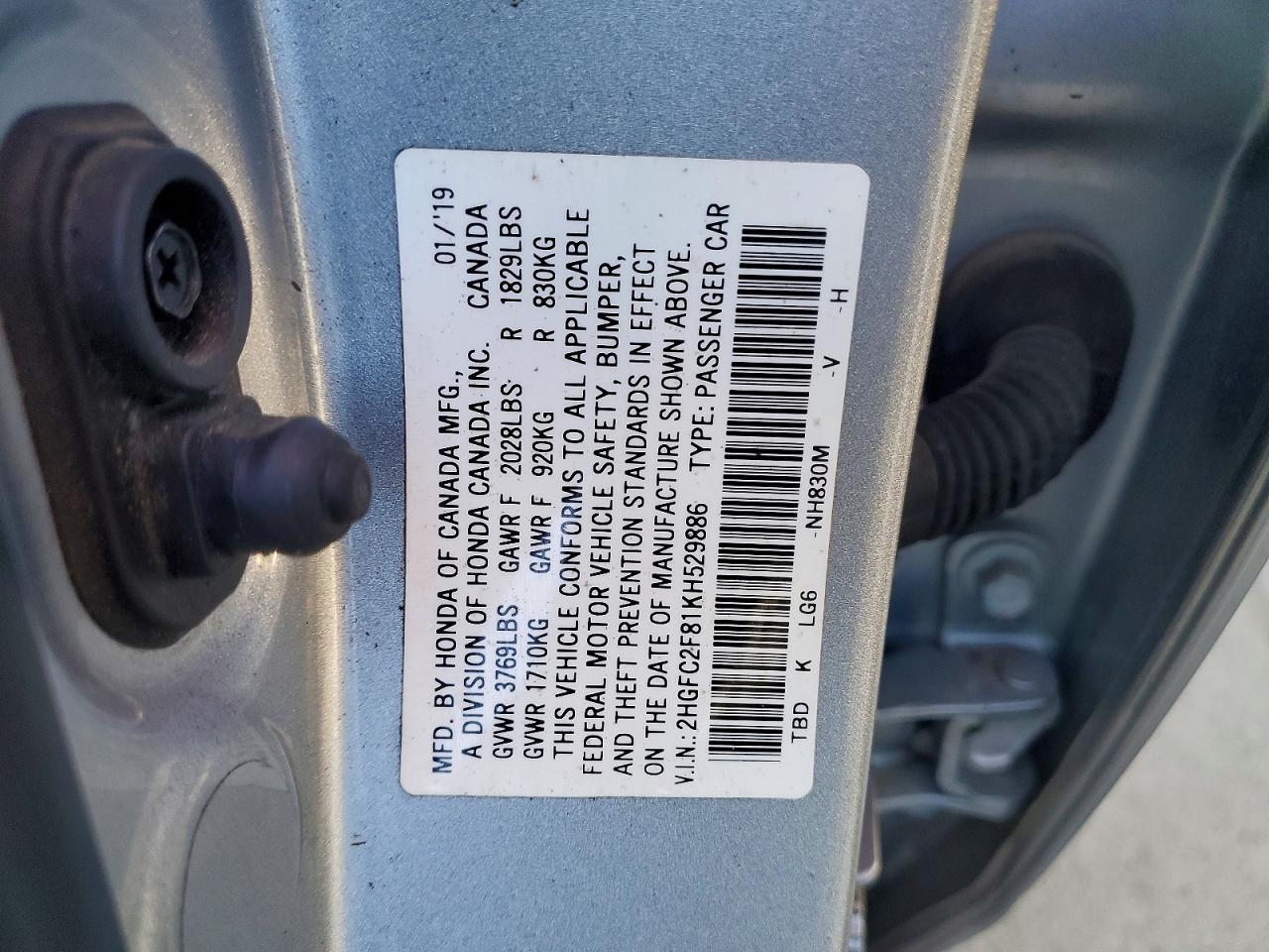 2019 Honda Civic Sport