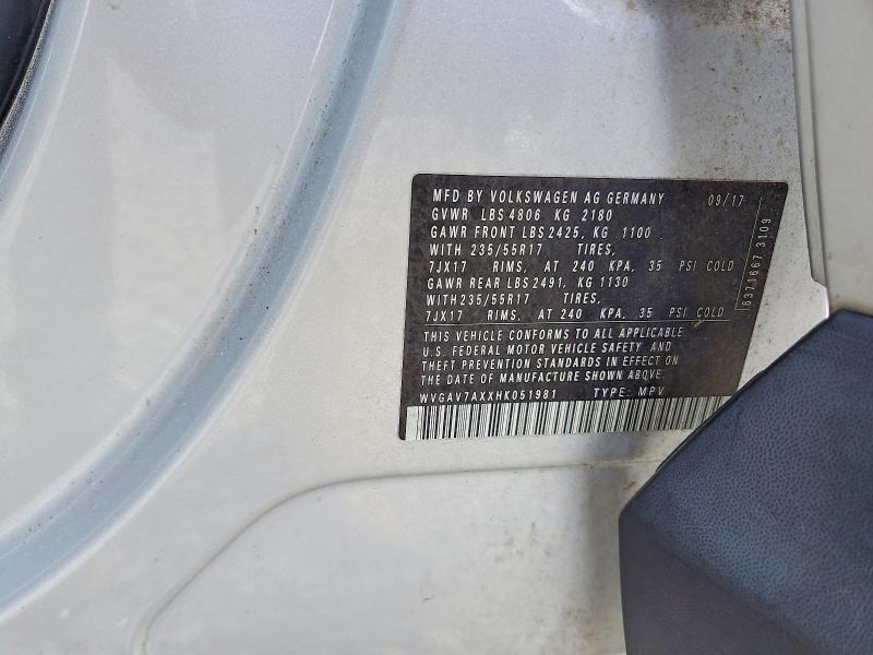 2017 Volkswagen Tiguan s