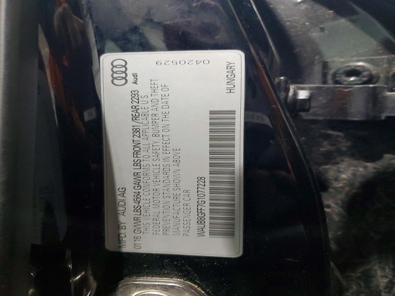 2016 Audi A3 Premium