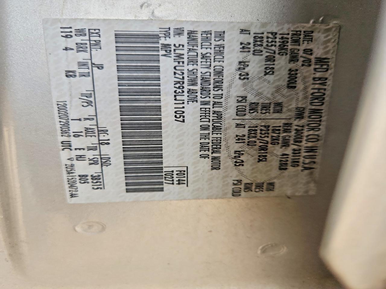 2003 Lincoln Navigator