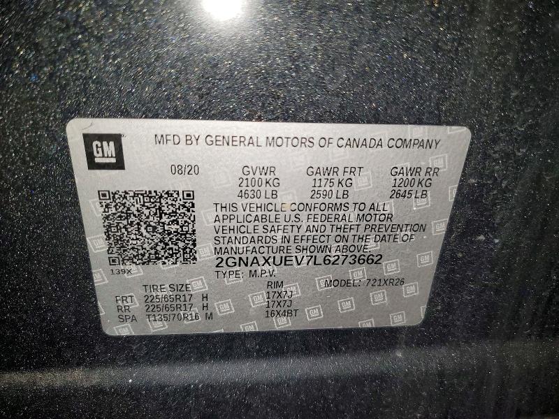 2020 Chevrolet Equinox lt