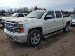 Salvage trucks for sale at Chalfont, PA auction: 2015 Chevrolet Silverado K1500 LTZ
