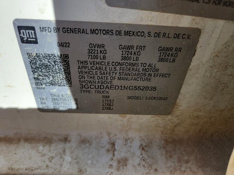 2022 Chevrolet Silverado K1500