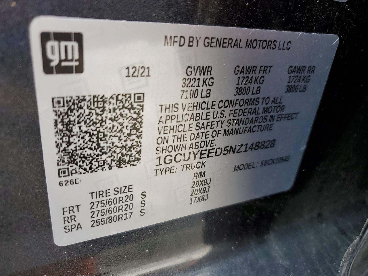 2022 Chevrolet Silverado LTD K1500 RST