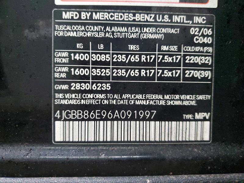 2006 Mercedes-Benz Ml 350