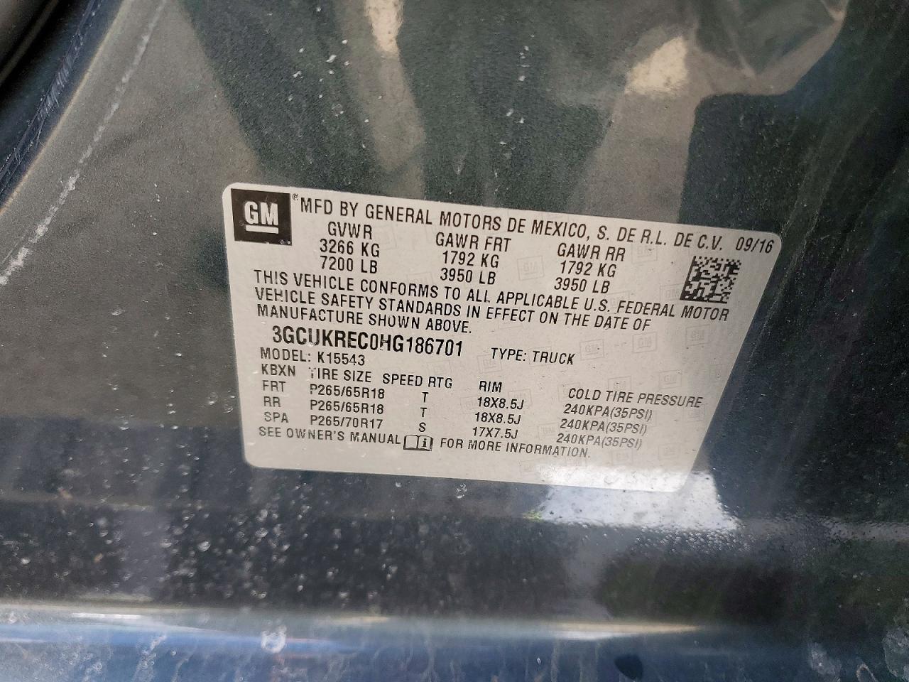 2017 Chevrolet Silverado K1500 LT