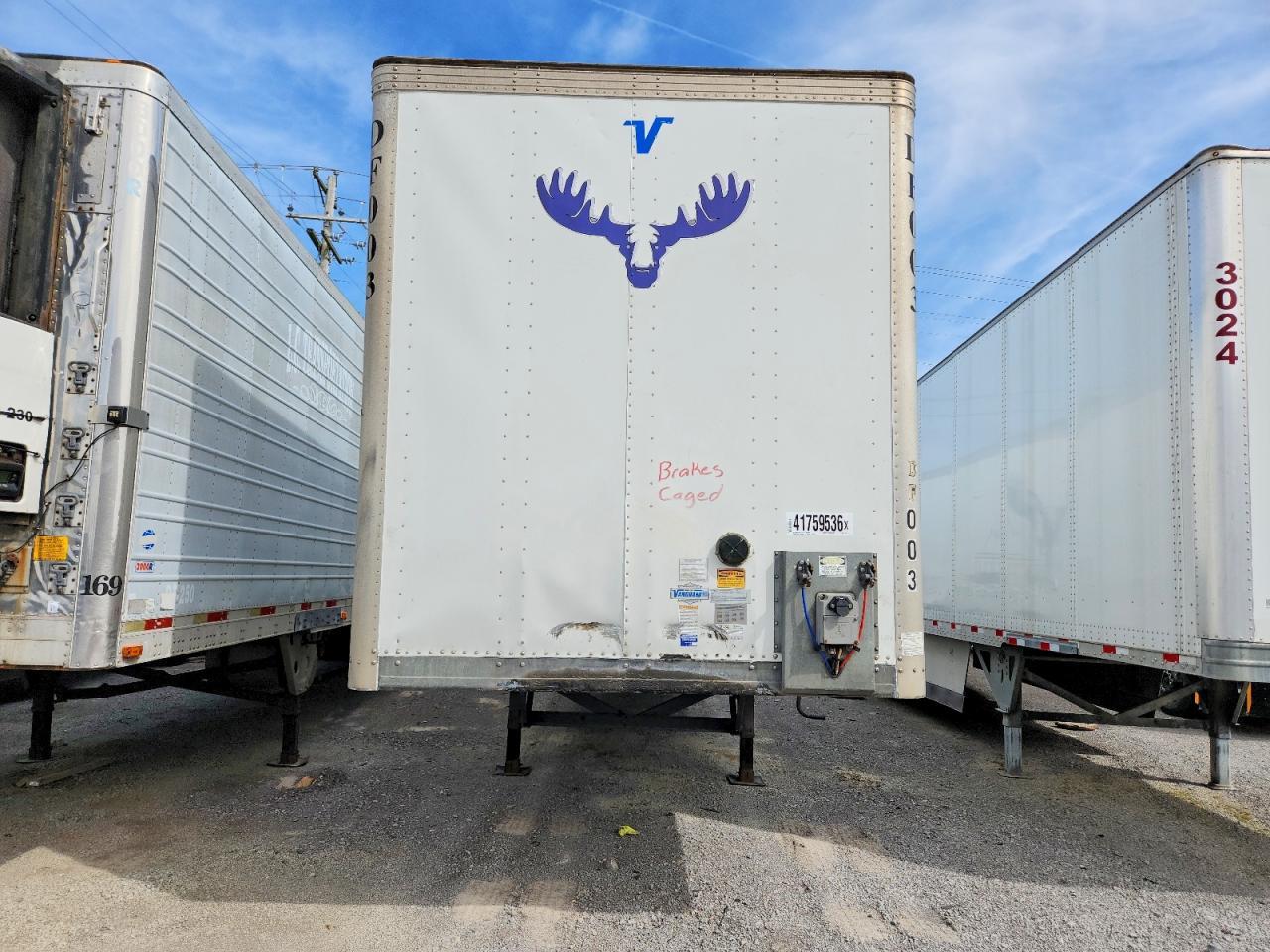 2021 Vanguard DRY Van Trailer