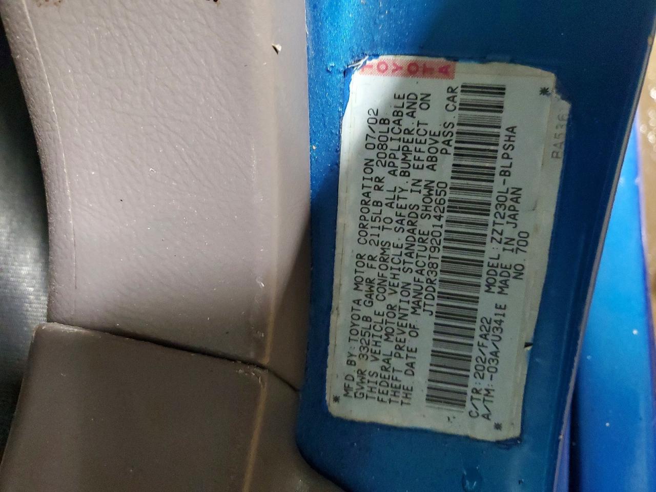 2002 Toyota Celica gt