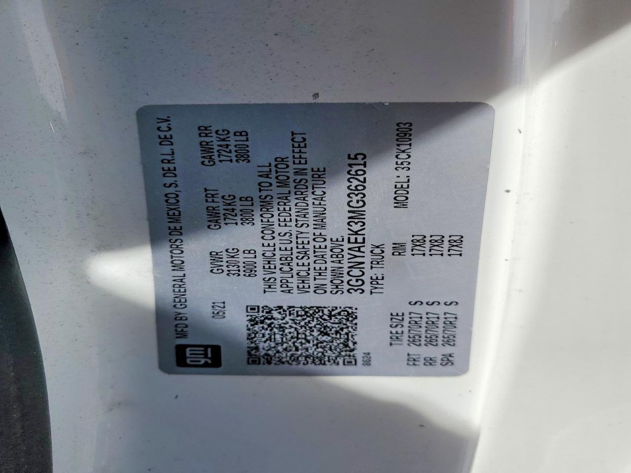 2021 Chevrolet Silverado K1500