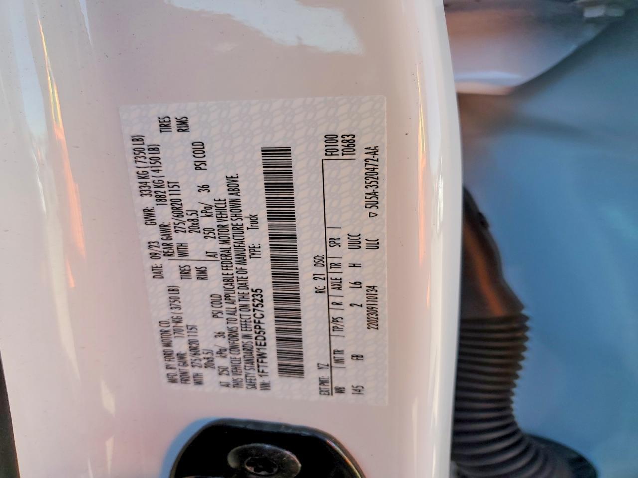 2023 Ford F150 Supercrew