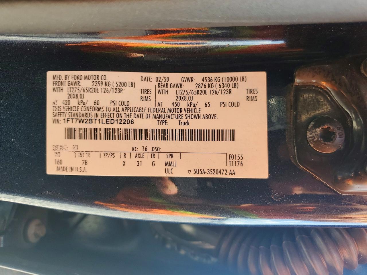 2020 Ford F250 Super Duty