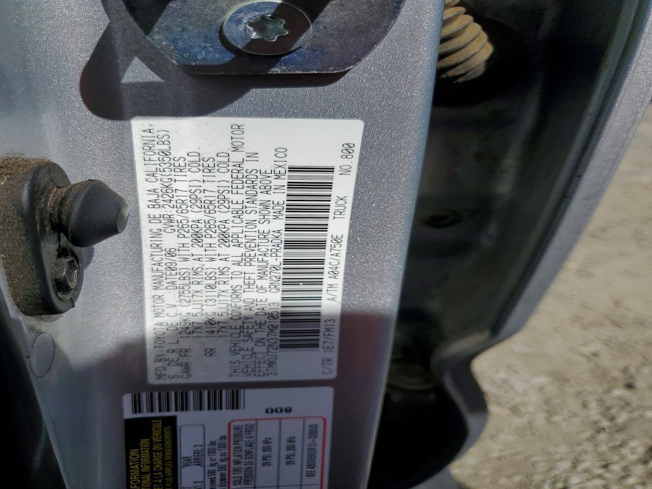 2007 Toyota Tacoma Prerunner V6