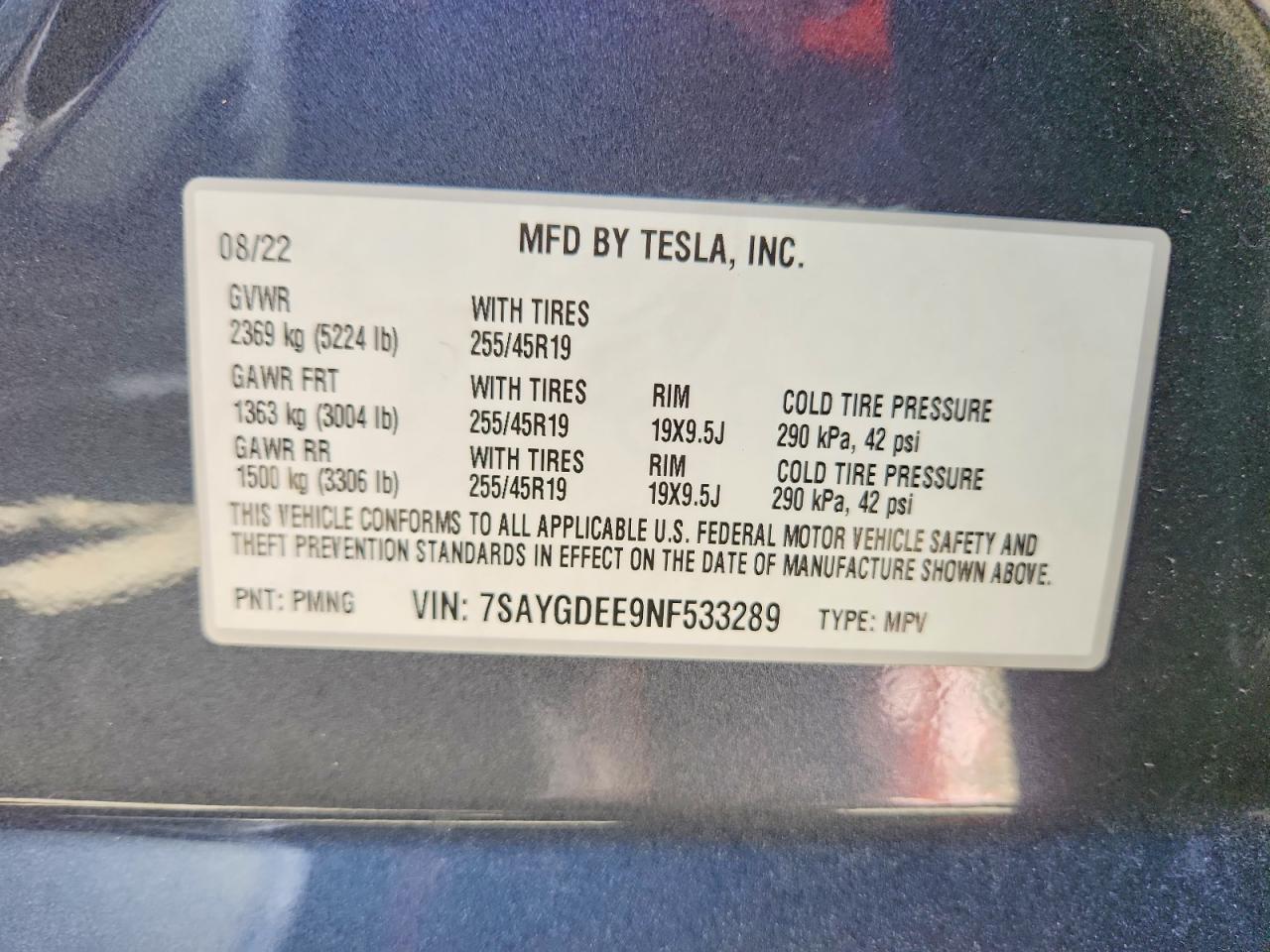 2022 Tesla Model y