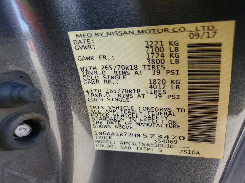 2017 Nissan Titan SV