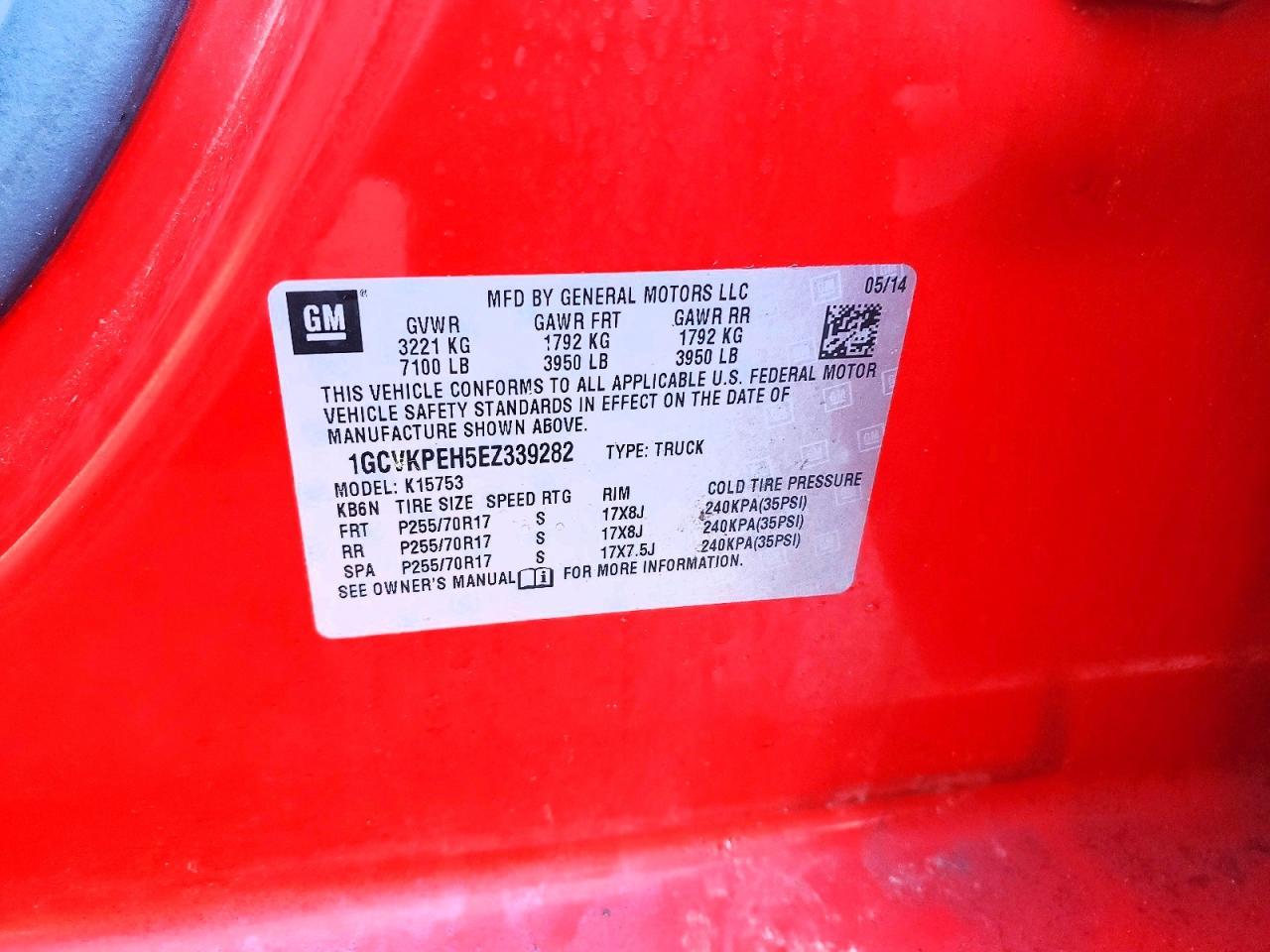 2014 Chevrolet Silverado K1500