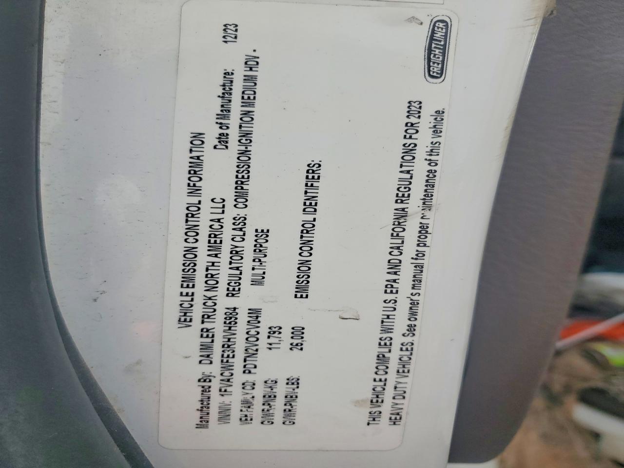 2024 Freightliner M2 106 Medium Duty