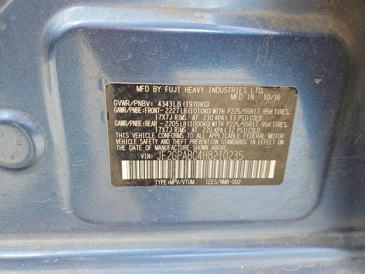 2017 Subaru Crosstrek Premium