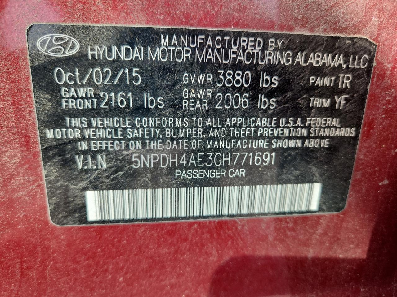 2016 Hyundai Elantra se