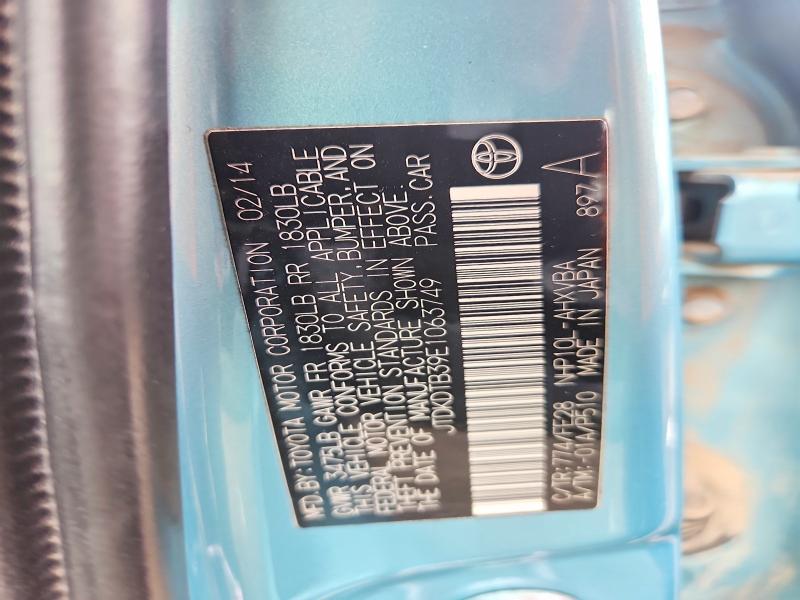 2014 Toyota Prius c one