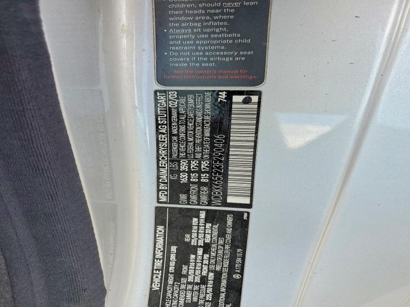 2003 Mercedes-Benz Slk 320