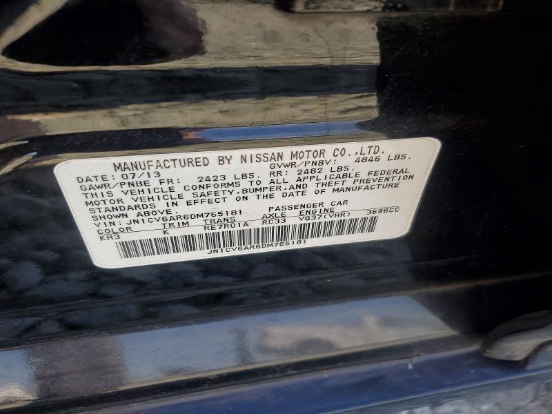 2013 Infiniti G37 Sedan x