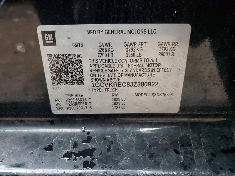 2018 Chevrolet Silverado K1500 LT