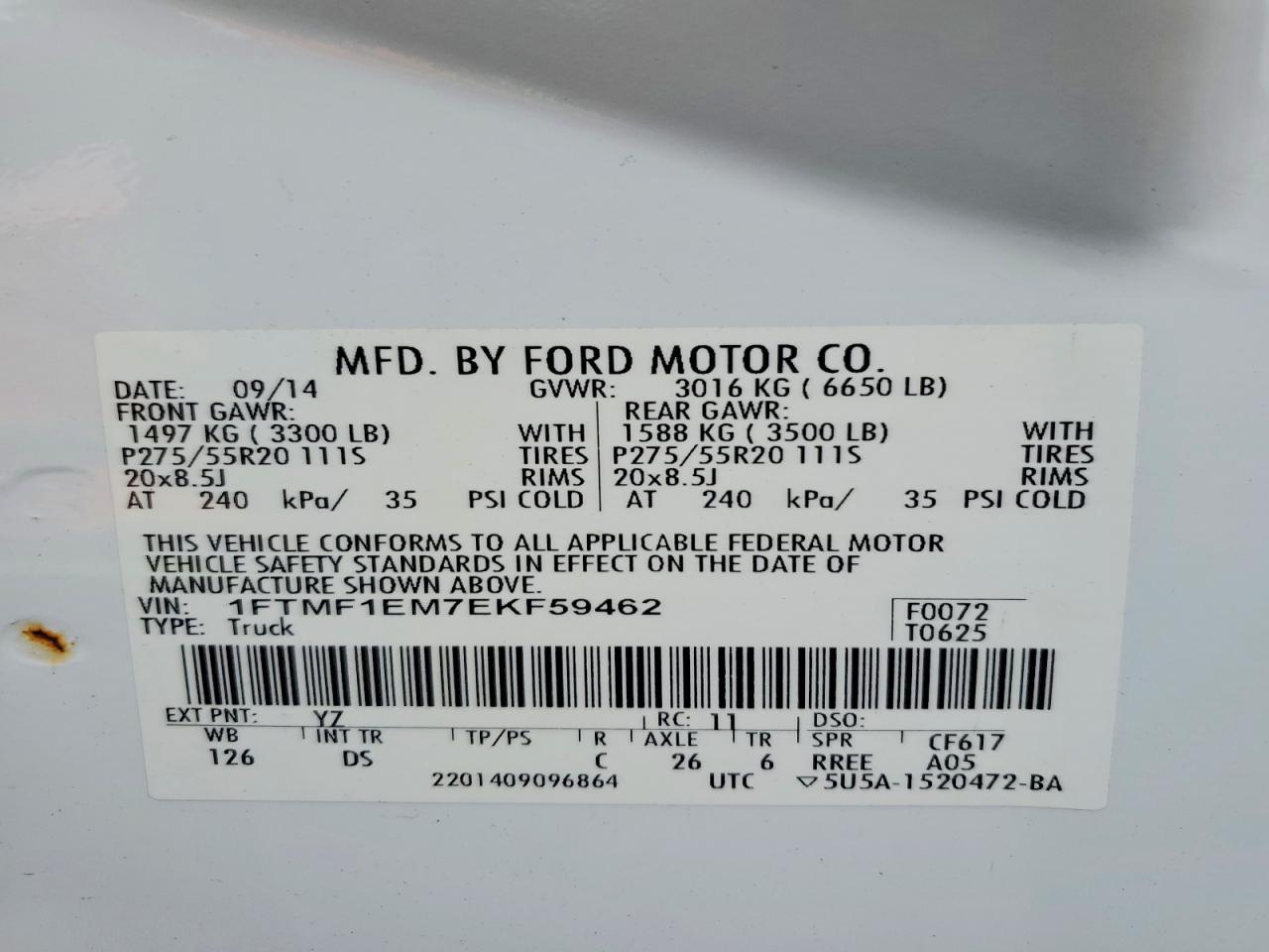 2014 Ford F150