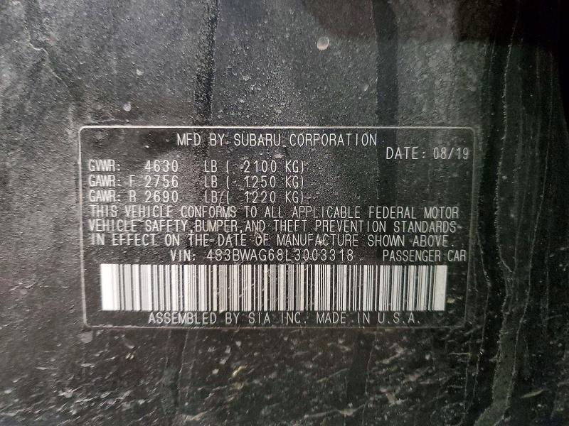 2020 Subaru Legacy Sport