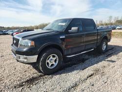 Salvage trucks for sale at La Grange, NC auction: 2005 Ford F150 Supercrew