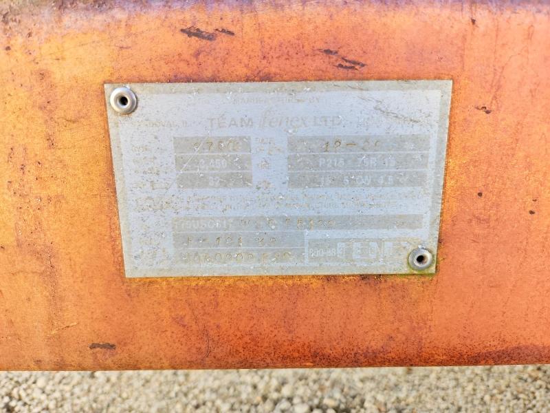 1999 Team Fenex F-101-KP Manhole Support Trailer