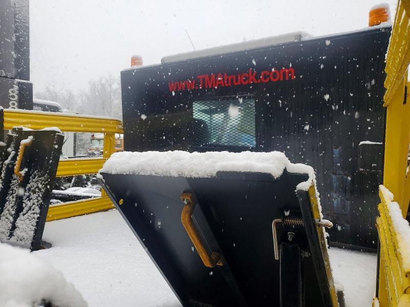 2020 Hino 258/268 Flatbed Truck  With Crash Attenuator