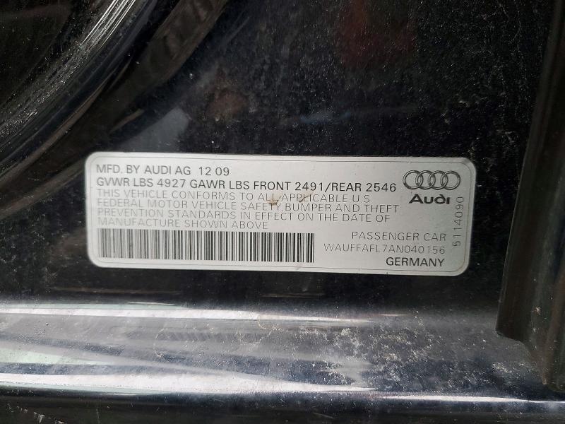2010 Audi A4 Premium Plus
