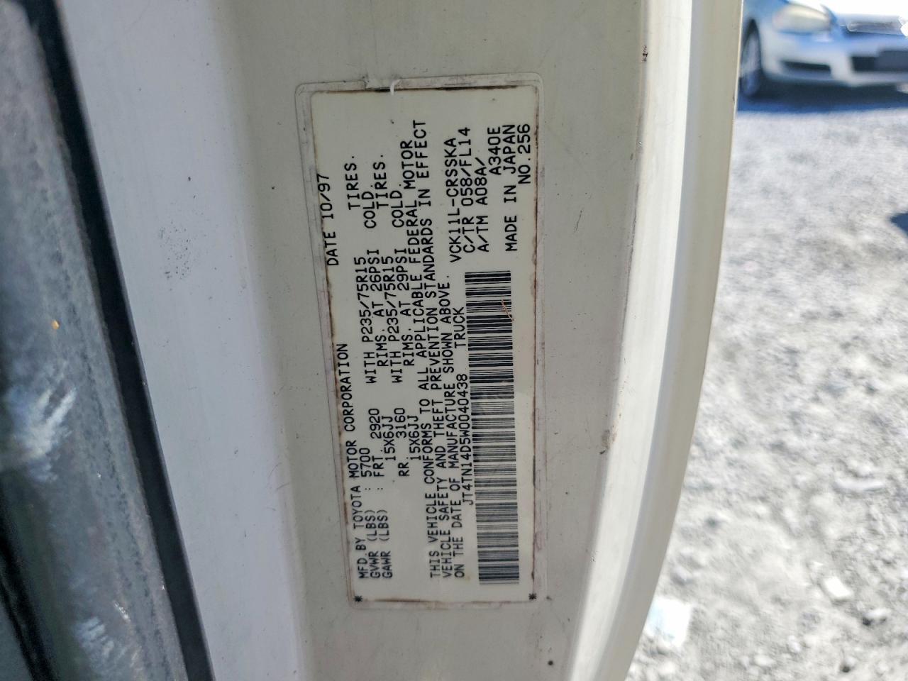 1998 Toyota T100 SR5