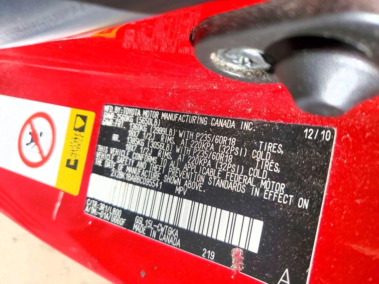 2011 Lexus Rx 350 Base