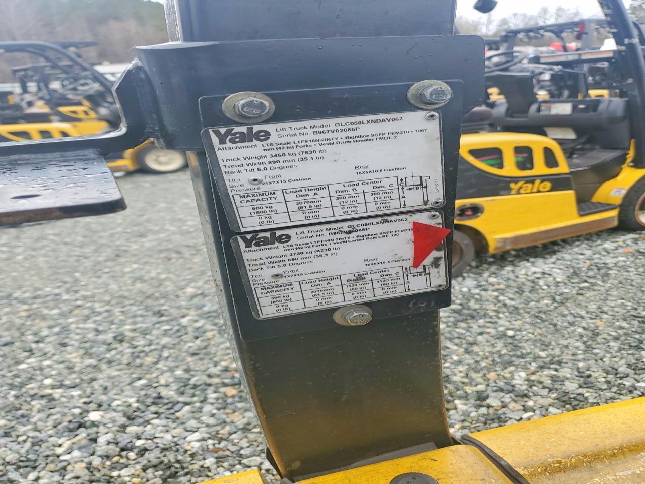 2016 Yale GLC050LXNDAV062 Forklift