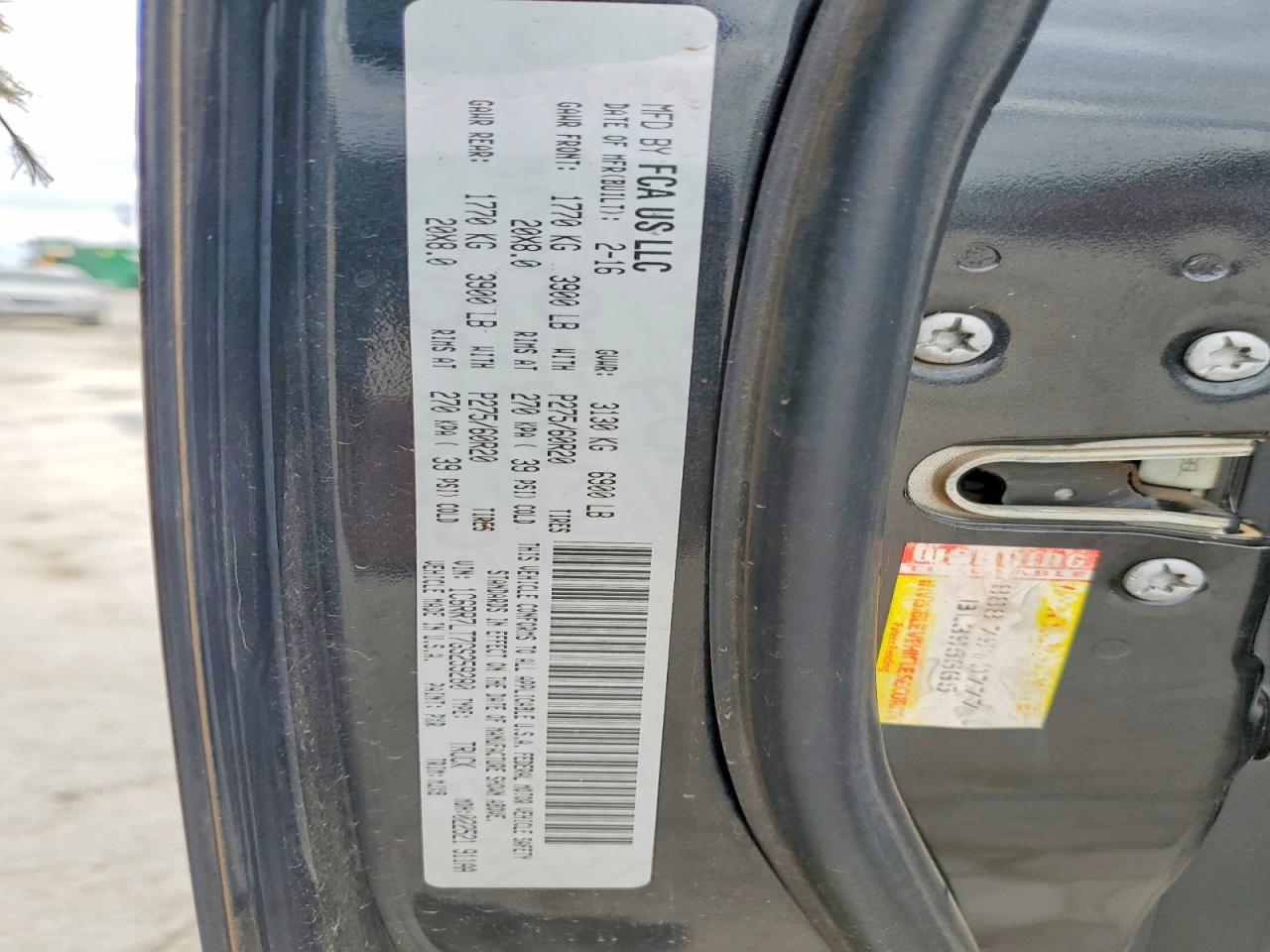 2016 Dodge RAM 1500 SLT