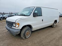 Ford salvage cars for sale: 2007 Ford Econoline E150 Van