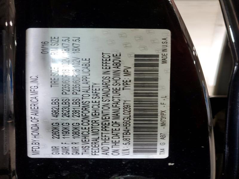 2016 Acura Rdx Technology