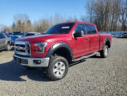 Ford salvage cars for sale: 2015 Ford F150 Supercrew